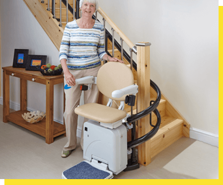 Outdoor Curved Stair Lift Morris County NJ