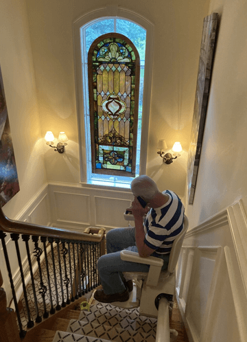 Curved Stair Lift Installation Morris County NJ